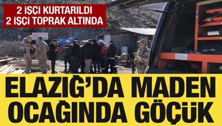 Elazığ’da maden ocağında göçük meydana geldi