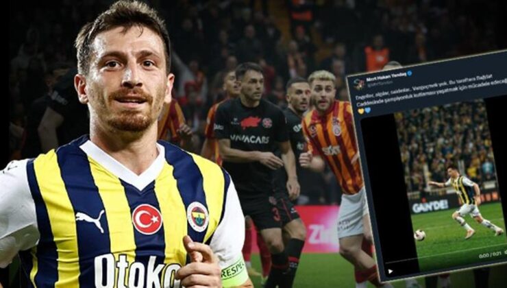 Galatasaray’ın kupadan elenmesinin ardından Mert Hakan Yandaş’tan paylaşım!