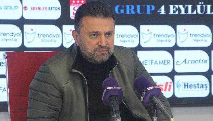 Sivasspor Teknik Direktörü Bülent Uygun’dan hakem Ali Şansalan’a tepki