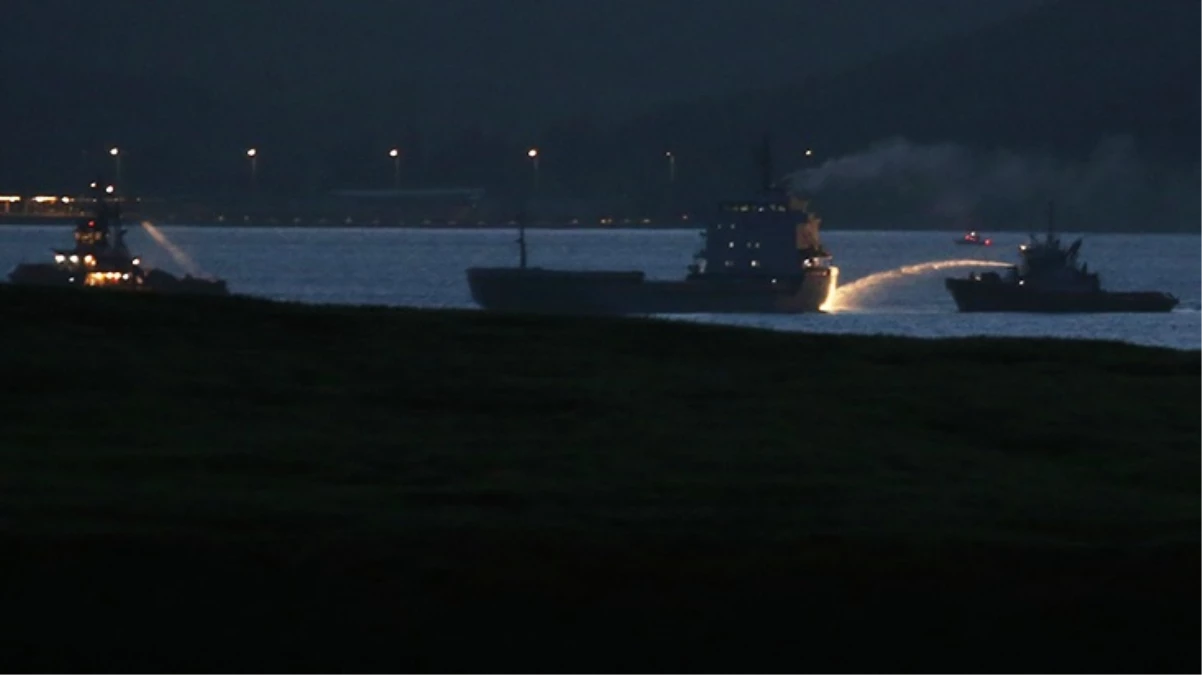 Çanakkale Boğazı’nda gemi yangını