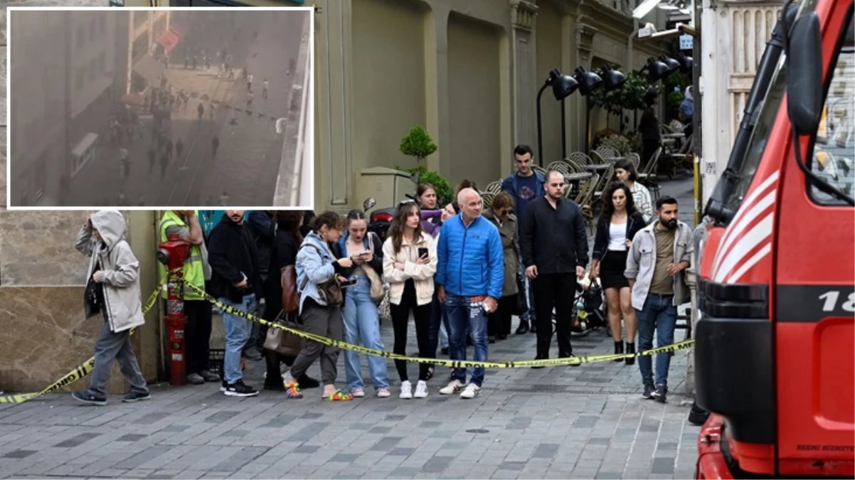 İstiklal Caddesi’nde mağazada yangın çıktı! Ekipler kontrol altına aldı